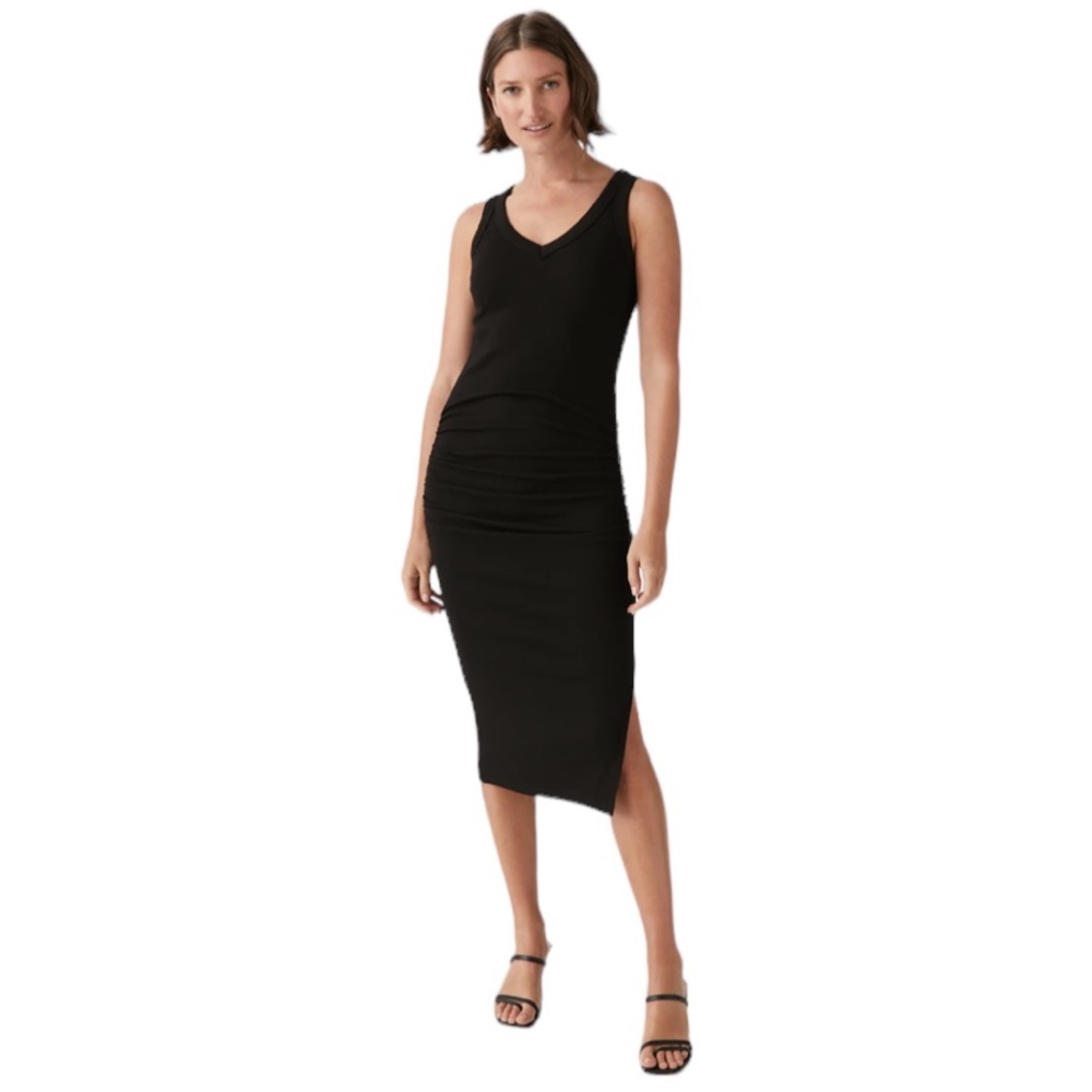 Michael Stars Black Midi Dress